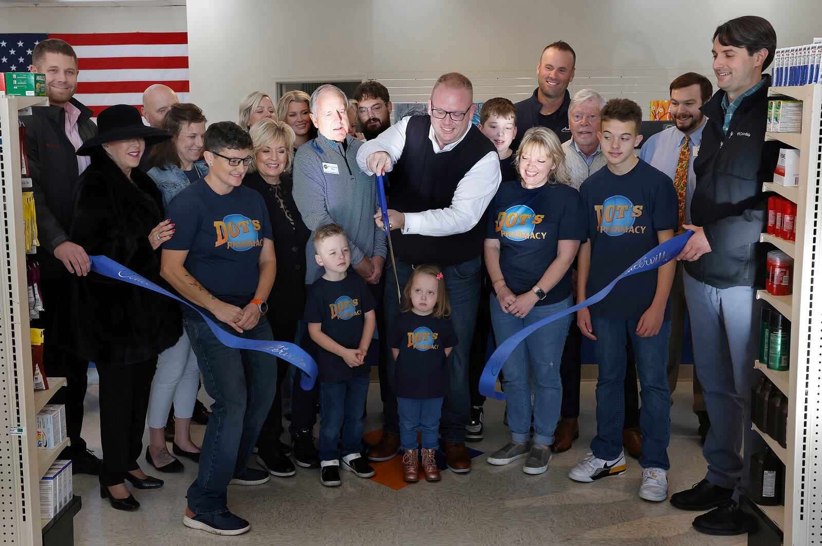 Dot's Pharmacy in Centerville held it's ribbon-cutting ceremony Tuesday, Nov. 26, 2024. The pharmacy is located next to the Dot's Market at 101 E. Alex Bell Road. MARSHALL GORBY\STAFF