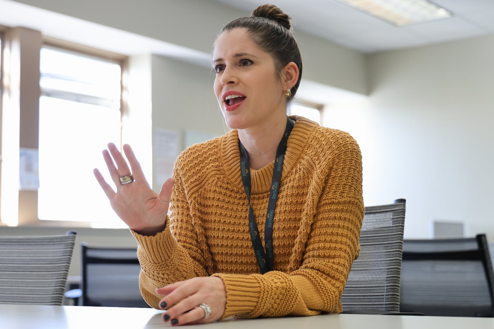 Daybreak CEO Courtney Patel says the organization is committed to serving youth at its shelter while grappling with the loss of some funding due to governmental cuts. BRYANT BILLING/STAFF