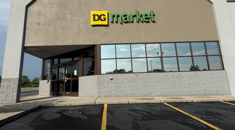 A DG Market is under construction at 3700 N. Dixie Drive in Harrison Twp. The Dollar General stores have expanded food offerings, compared to the traditional stores. CORNELIUS FROLIK / STAFF