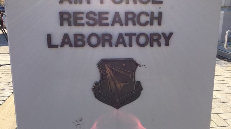The Air Force Research Laboratory is headquartered at Wright-Patterson Air Force Base. BARRIE BARBER/STAFF