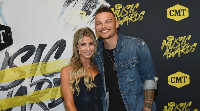 NASHVILLE, TN - JUNE 06:  Katelyn Jae (L) and Kane Brown attend the 2018 CMT Music Awards at Bridgestone Arena on June 6, 2018 in Nashville, Tennessee.  (Photo by Rick Diamond/Getty Images for CMT)