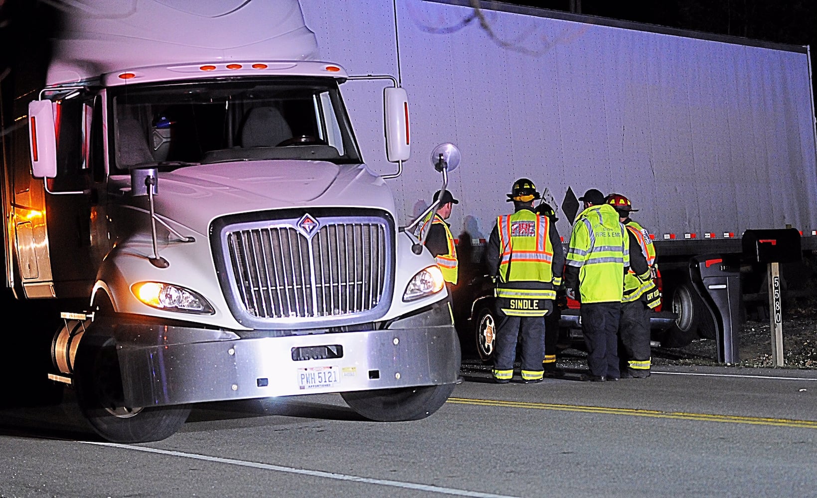 PHOTOS: Fatal accident involving pickup and semi on Dayton-Springfield Road