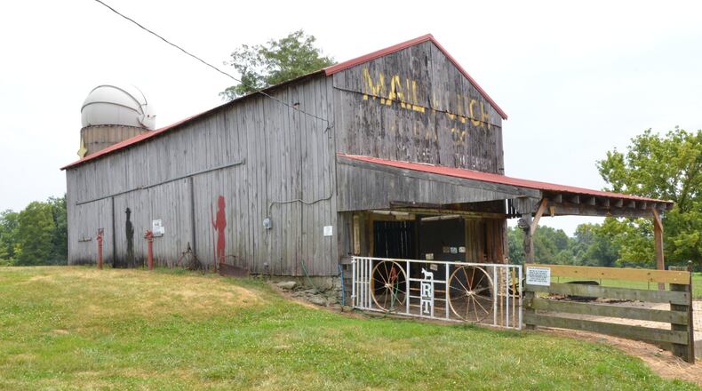 The Liberty Twp. Historical Society is hoping an area artist will pick one of about 45 historic barns in the township as the subject of a painting depicting a piece of Butler County’s agricultural history.Pictured here is a barn at Princeton and Liberty-Fairfield roads.
