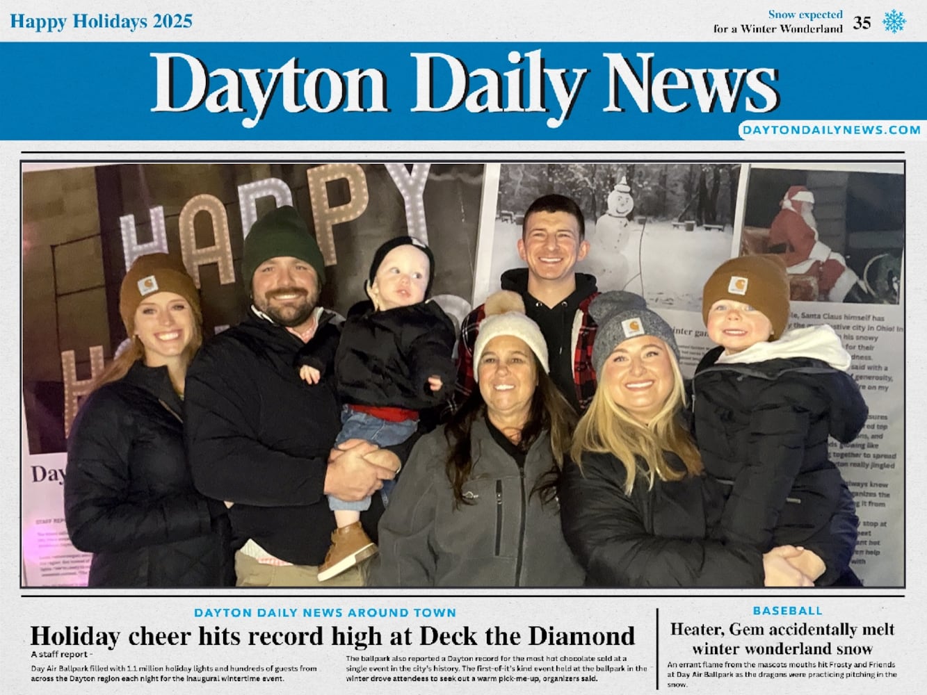 Did we spot you at Deck the Diamond?