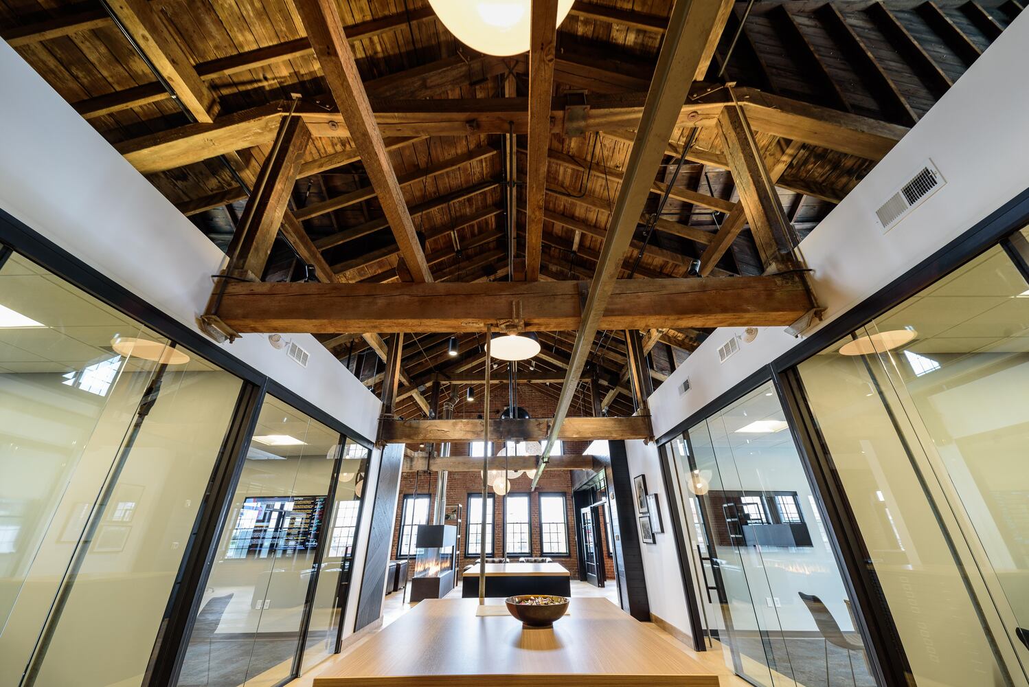 PHOTOS: A look inside the completed Brackett Builders headquarters at Madison on First in downtown Dayton