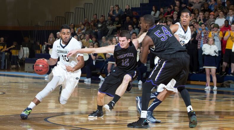 Jason Cuffee started 74 of 85 games in three seasons a Cedarville University after playing his first college season at Wright State and before that starring at Poca High in West Virginia, where he won All State honors as a football and basketball player. Photo courtesy of Cedarville University