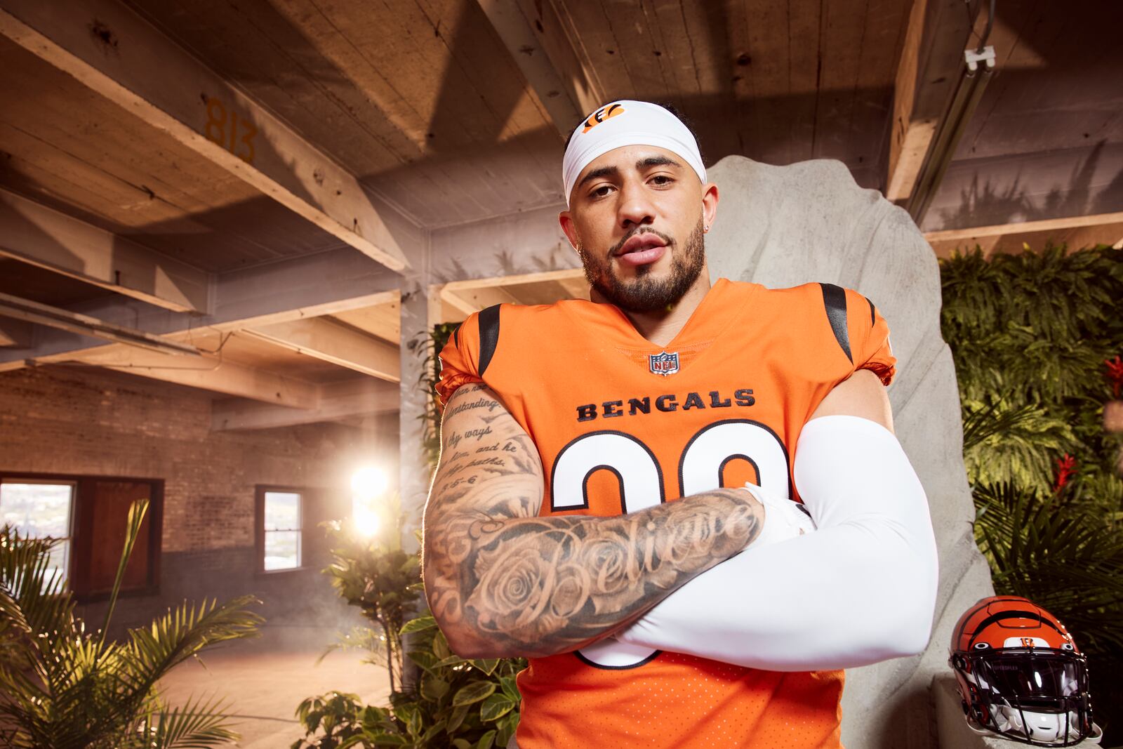 Bengals safety Jesse Bates. Bengalsphoto