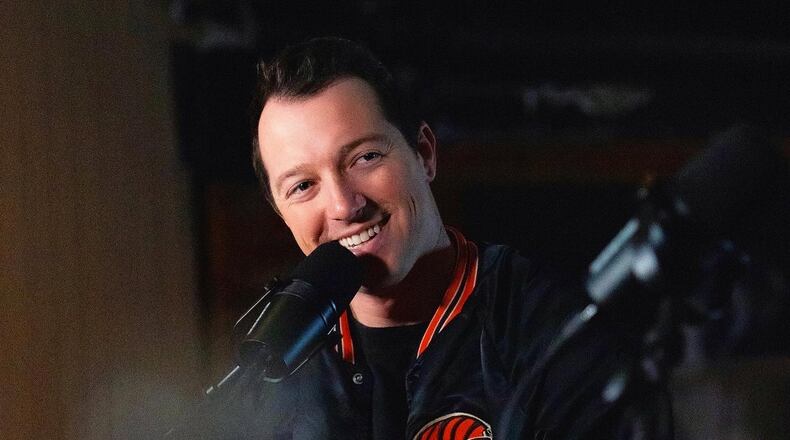 Brandon Saho does an interview for The Mental Game Podcast. Contributed photo