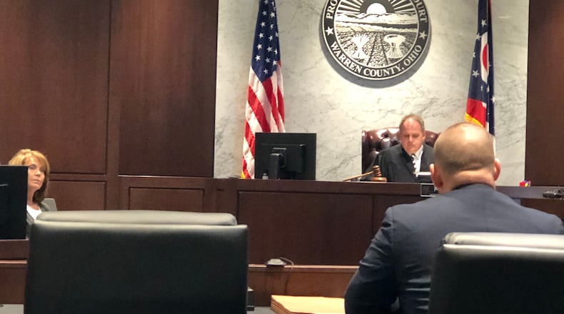 Logan Dean was absent Monday during an emergency detention hearing in Warren County Juvenile Court.STAFF/LAWRENCE BUDD