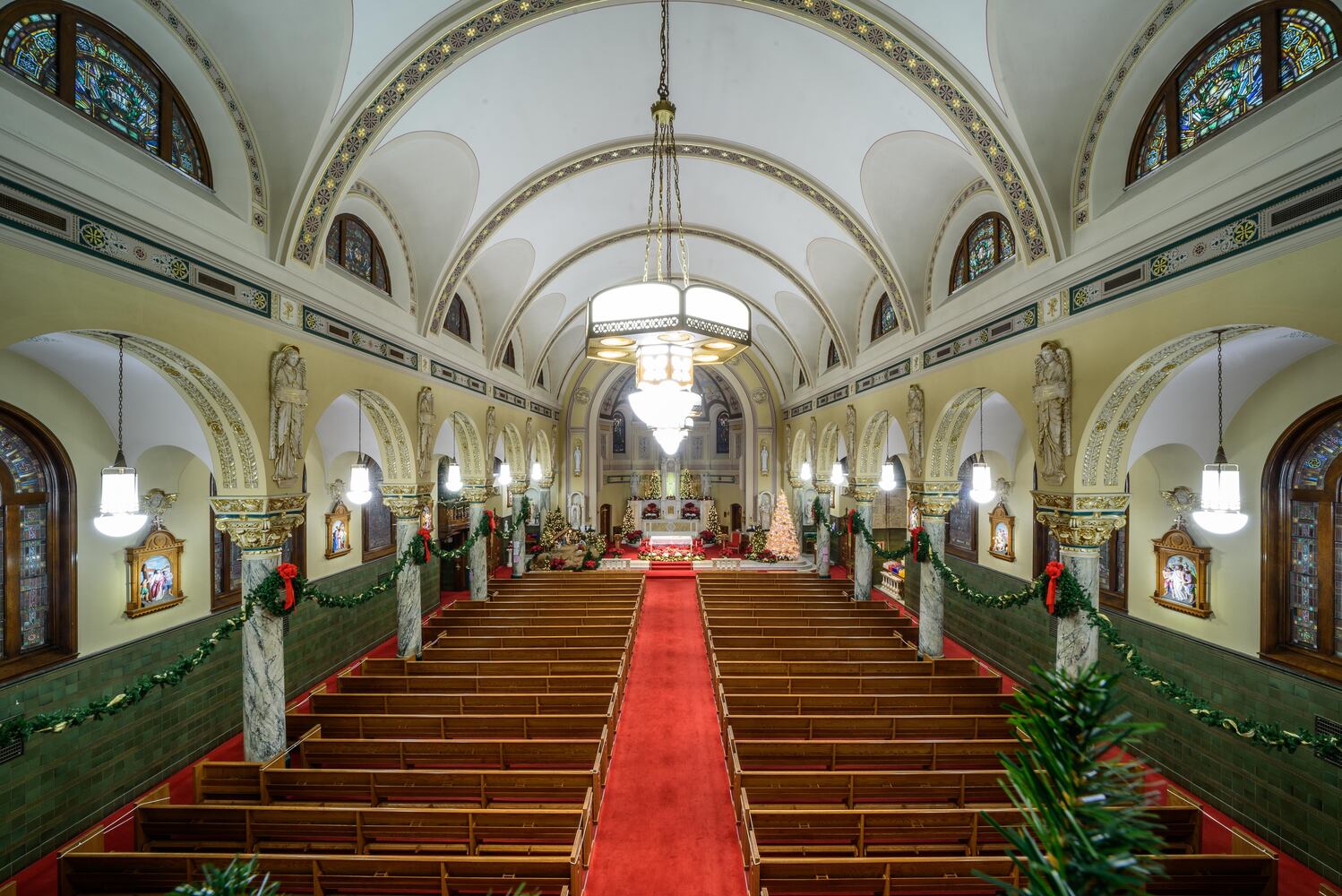 PHOTOS: Christmas Eve morning at St. Joseph Catholic Church in downtown Dayton