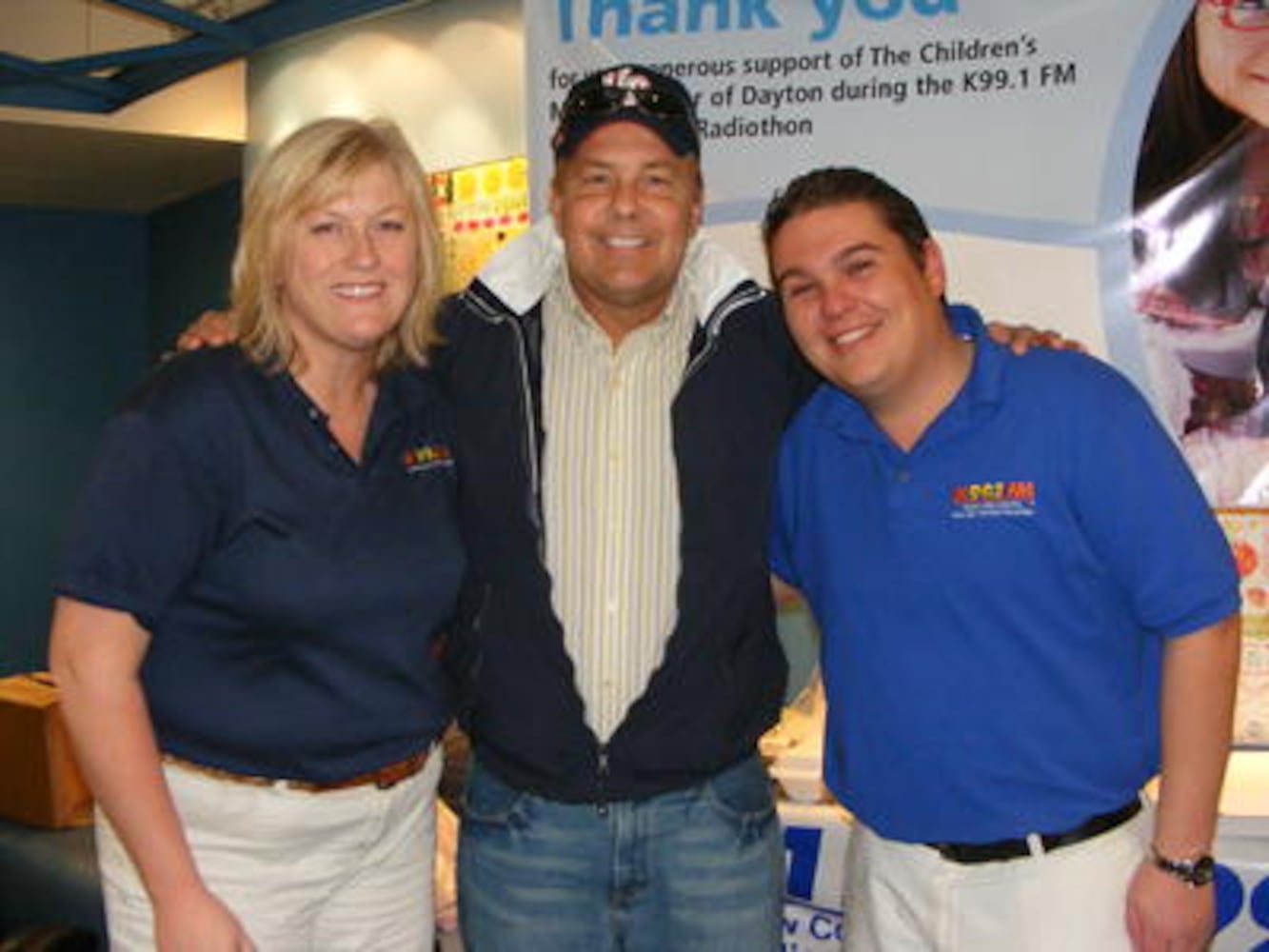 Nancy Wilson, Steve Kerrigan, and Frye Guy at the 2010 Cares for Kids Radiothon