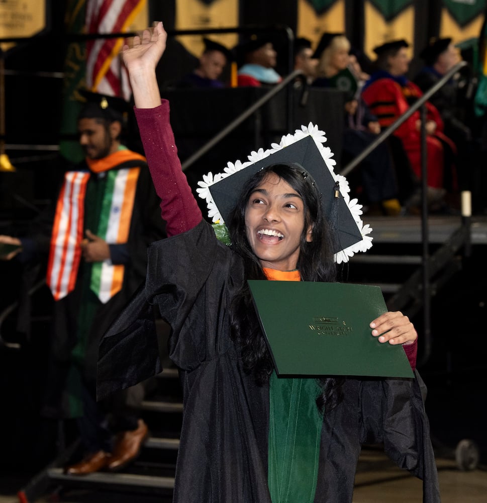 Wright State University's 2025 spring commencement