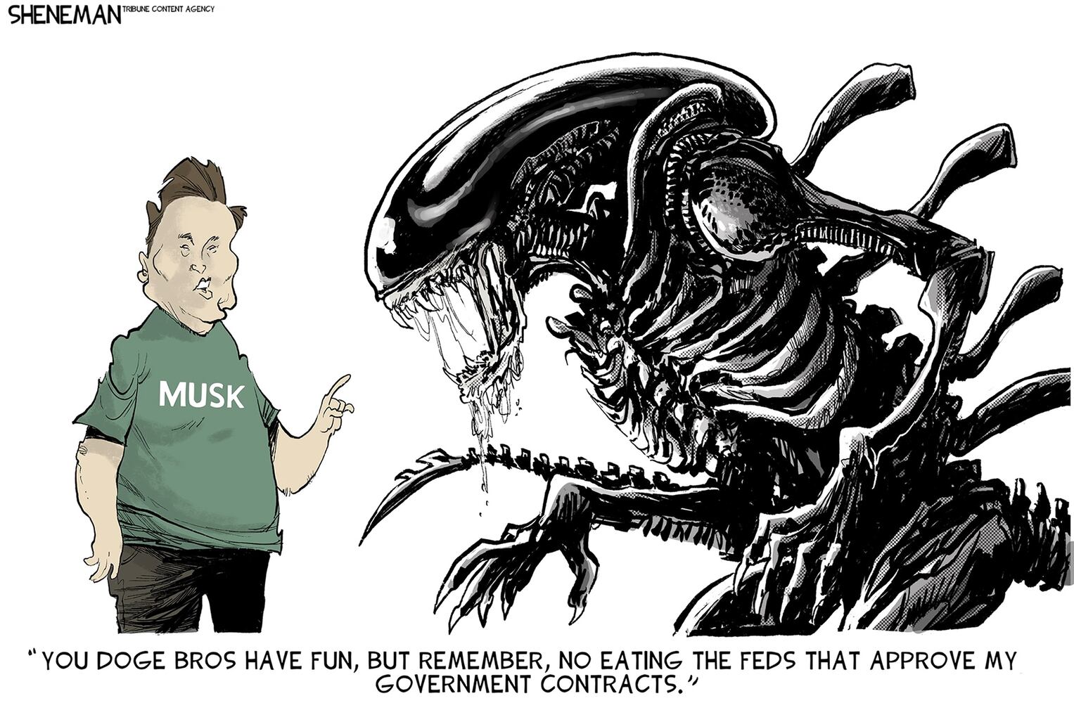 CARTOONS: Drew Sheneman, March 6, 2025