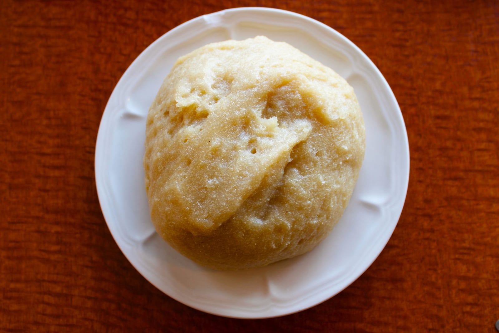 Fufu is a staple of the Rwandan diet and acts as a companion to sauces and stews. STAFF/SYDNEY DAWES