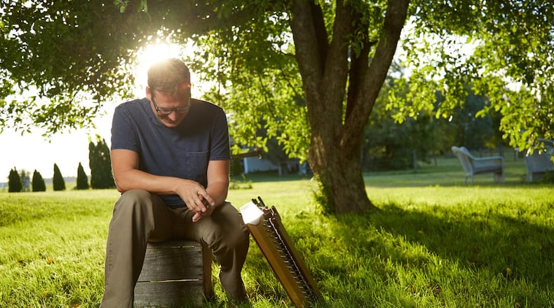 Indiana-based hammer dulcimer player Ted Yoder, performing at Dublin Pub in Dayton on Sunday, April 15, became a YouTube sensation after his cover of the Tears for Fears song, Everybody Wants to Rule the World, drew members of the group to his farm for a new live version of the song. CONTRIBUTED