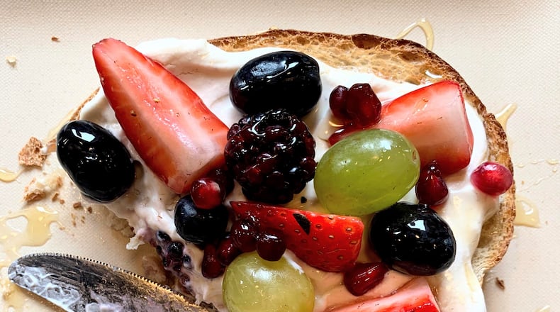 Tuesday Morning Fresh Berry Toast. CONTRIBUTED