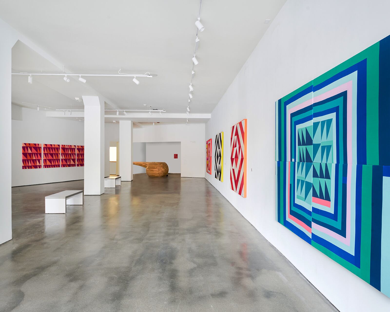 "Storytellers,'' quilt work by Heather Jones, is on display at The Contemporary in Dayton as part of a three-artist exhibition. CONTRIBUTED