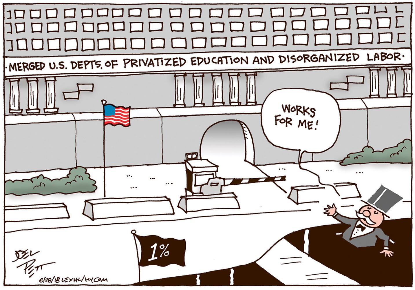 Week in cartoons: Supreme Count rulings, Harley-Davidson, and more