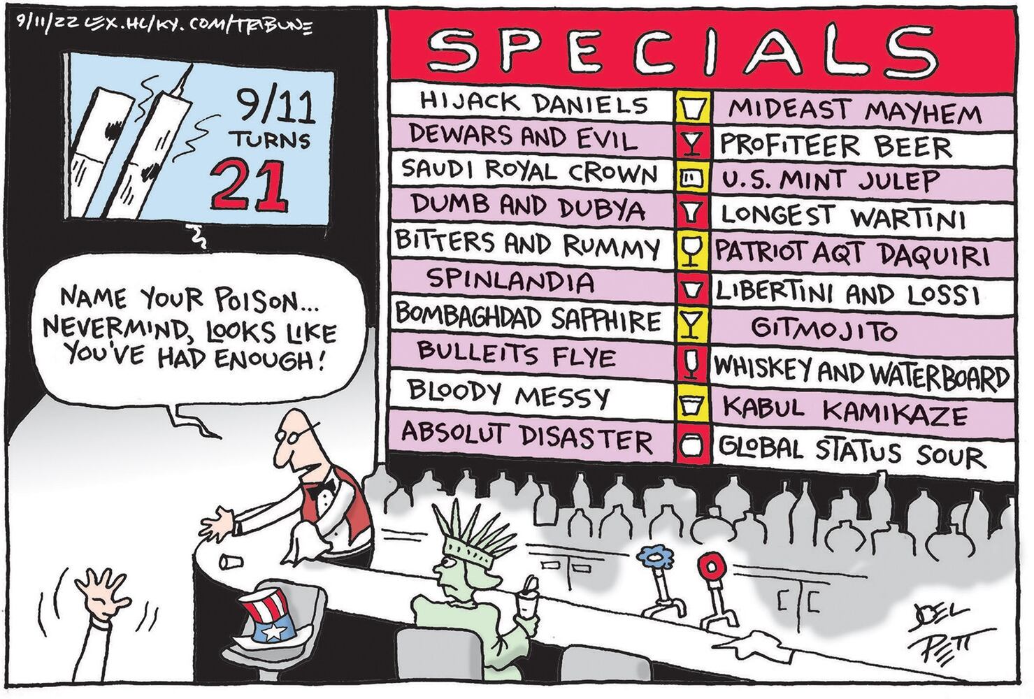 WEEK IN CARTOONS: 9/11, Queen Elizabeth II and more