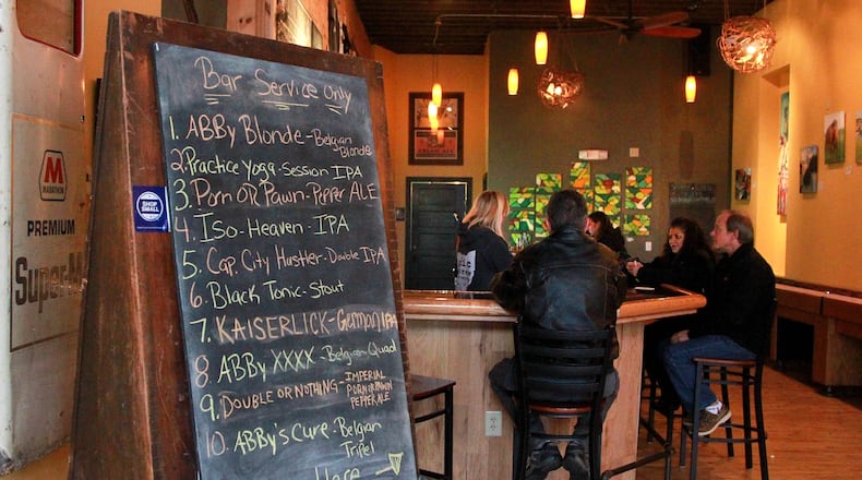 A file photo inside Toxic Brew Company at 431 E. Fifth St. File photo by JIM WITMER / STAFF