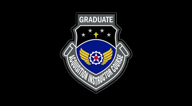 Sponsored by Air Force Materiel Command, the Acquisition Instructor Course was established in 2019 to improve collaboration and understanding between the acquisition and operational communities, and to provide advanced training to acquisition officers. (Courtesy graphic)