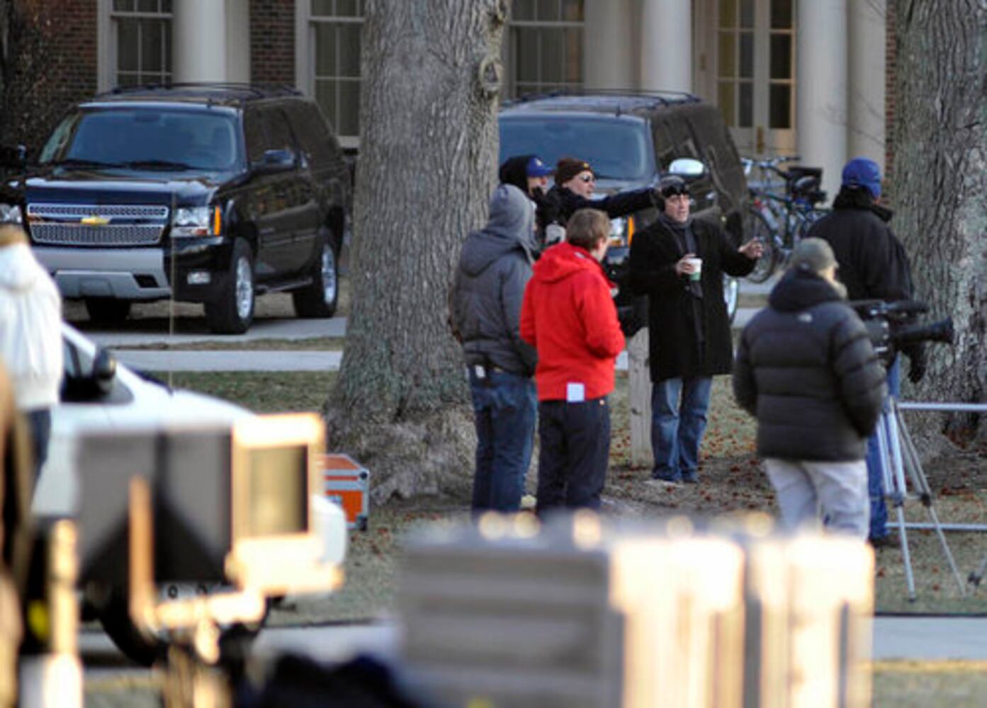 George Clooney filming at Miami