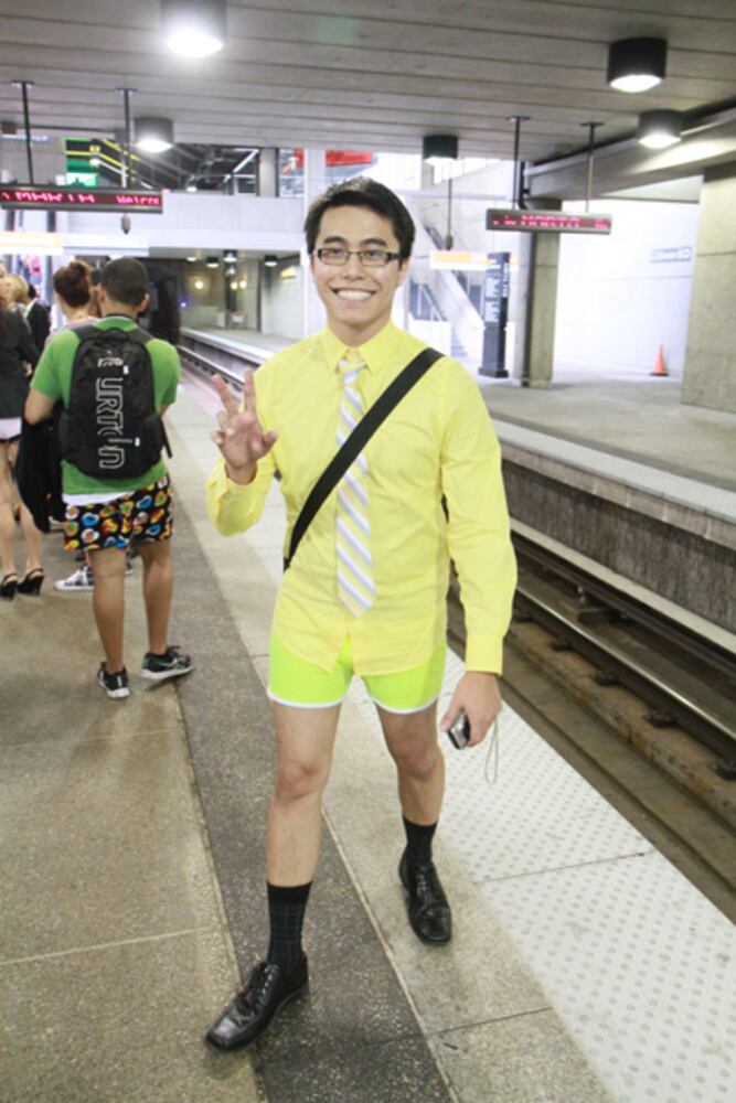 No Pants Subway Ride Atlanta 2013