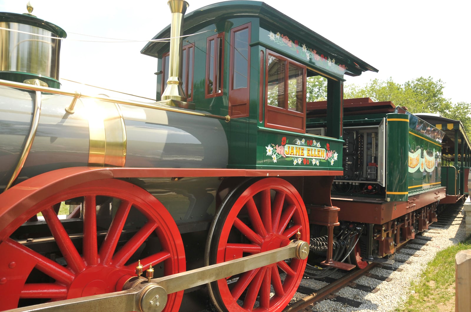 Carillon Park  full-size passenger locomotive. DAVID A. MOODIE/CONTRIBUTING PHOTOGRAPHER