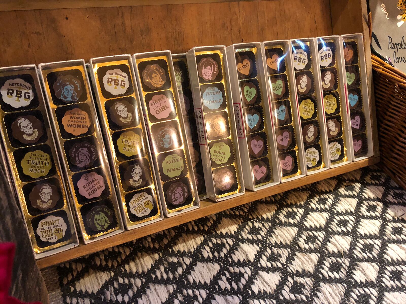 Galentine's chocolates from Heart Mercantile. CONTRIBUTED