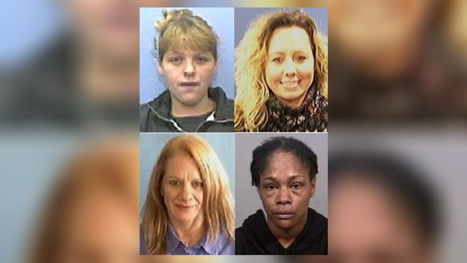 Clockwise, from top left: Buffy Jo Freeman, Angela Hanaway, Angela Kilgore and Shakura Walker.