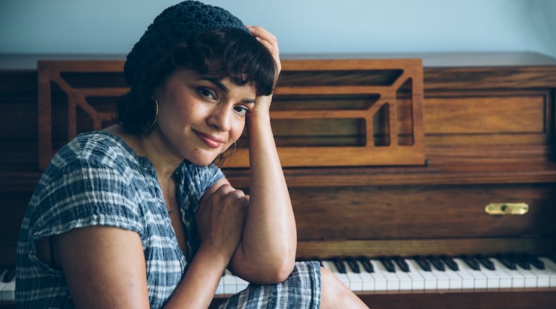 FILE - Singer-songwriter Norah Jones poses for a portrait in upstate New York on June 8, 2020. She will bring her Visions Tour to The Rose Music Center at The Heights on July 10. (Photo by Victoria Will/Invision/AP)