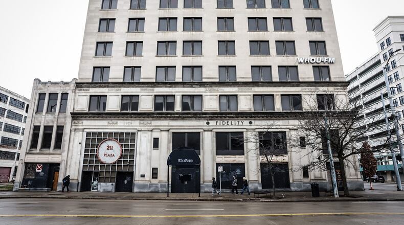 The old Fidelity Medical Building at 211 South Main Street in Dayton has secured historical preservation tax credits which will assist developers with their renovations. JIM NOELKER/STAFF