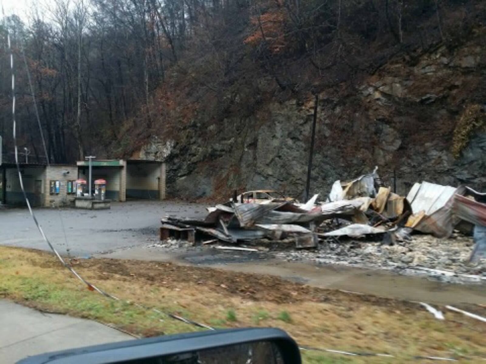 The Fox family returned to their Gatlinburg neighborhood after the wildfires passed through. (Contributed)