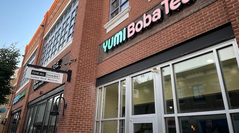 Yumi Boba Tea is opening Saturday, Sept. 14 at The Greene in Beavercreek. NATALIE JONES/STAFF