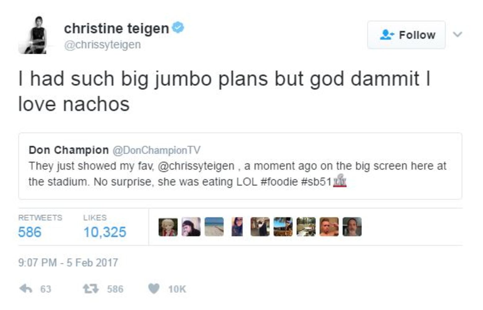 Chrissy Teigen tweets