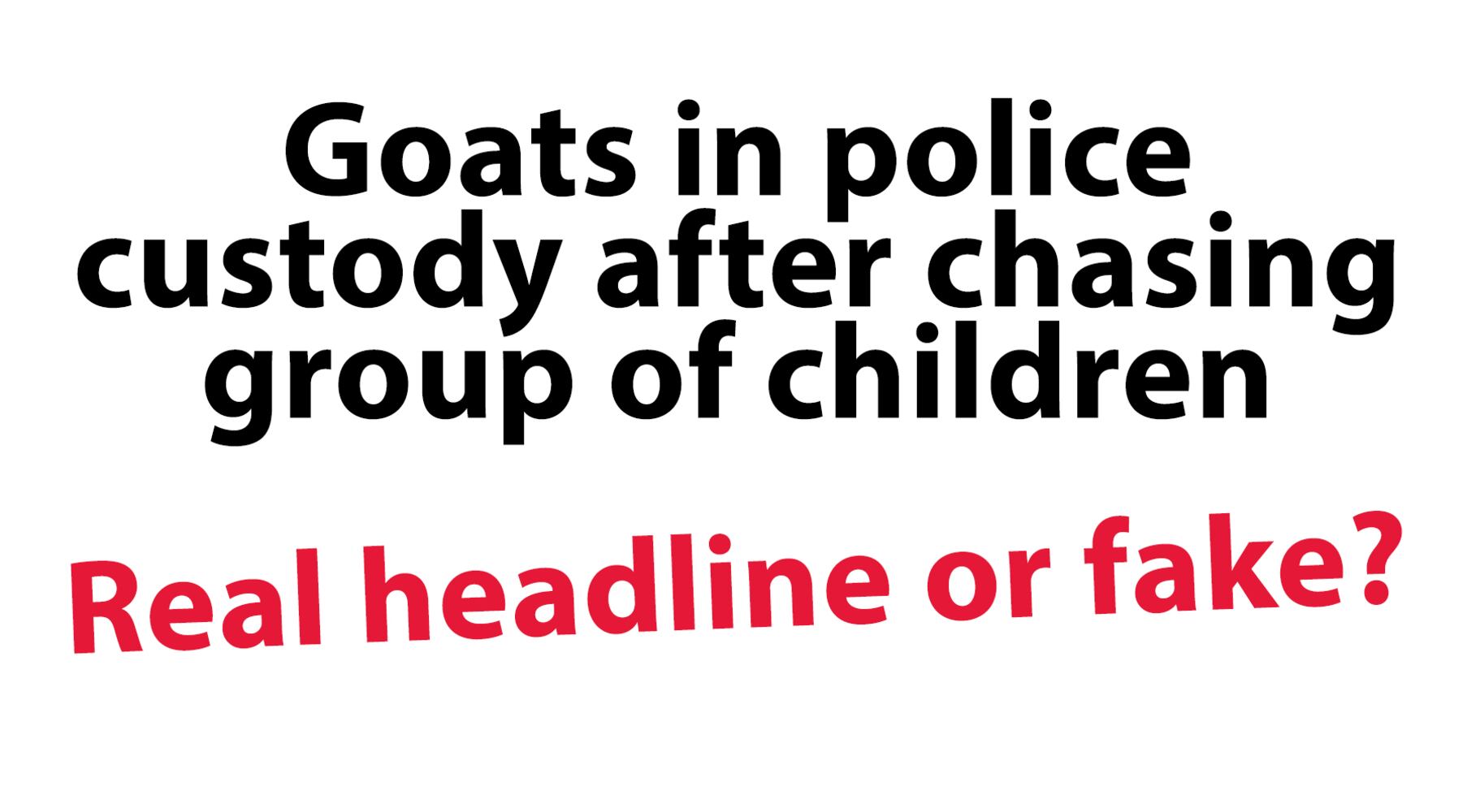 Are these headlines real or fake?