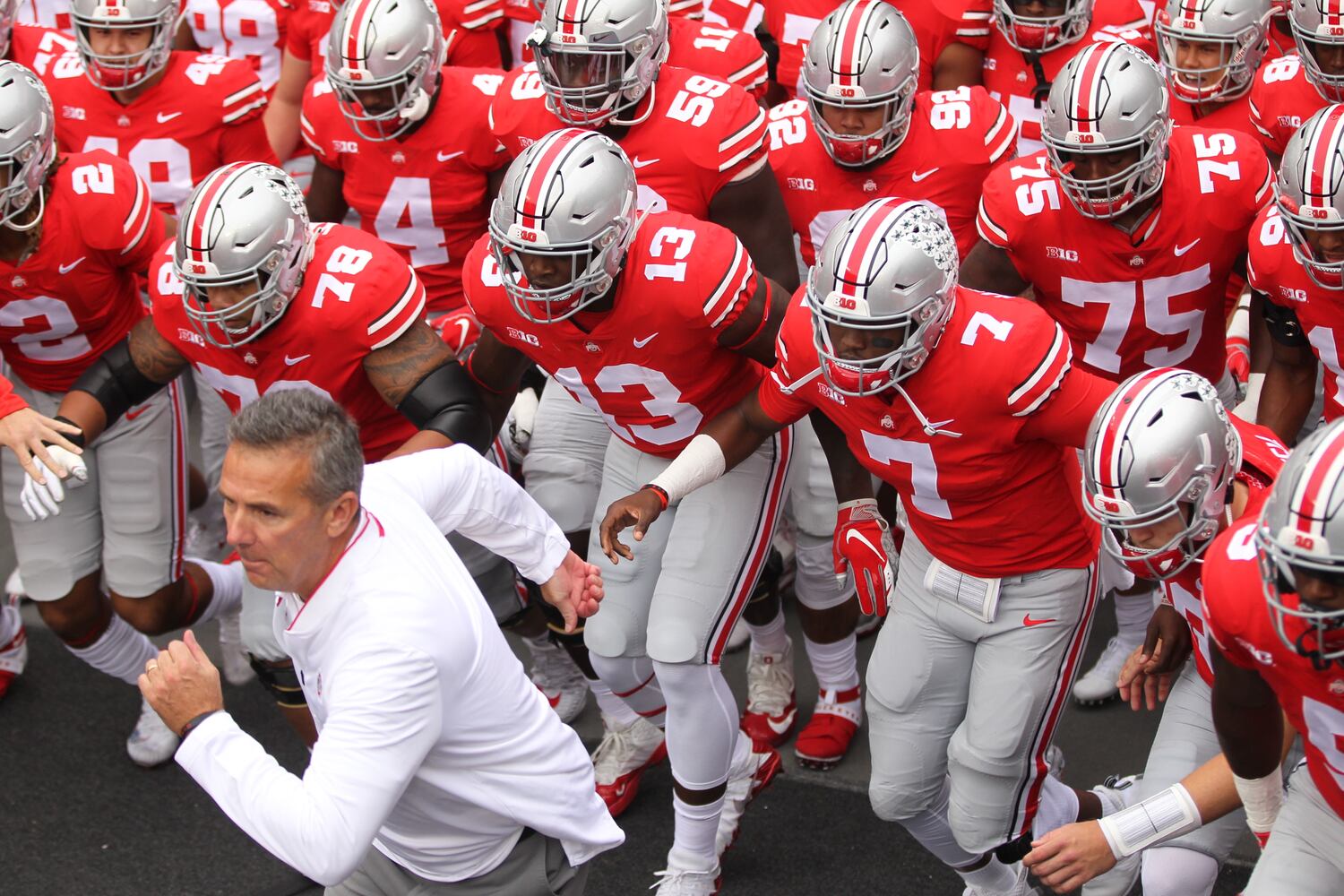 Photos: Urban Meyer returns to sideline for Ohio State