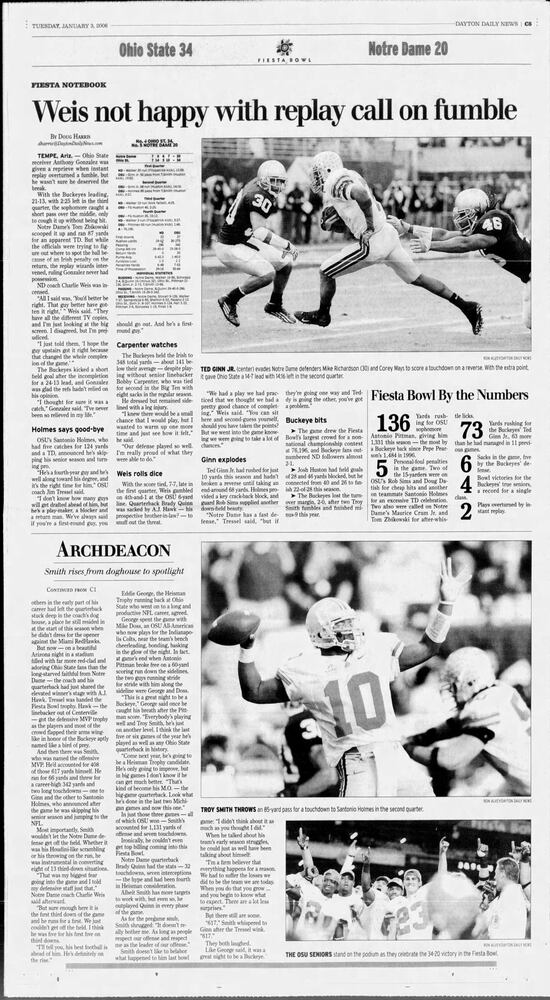 Ohio State Football pages