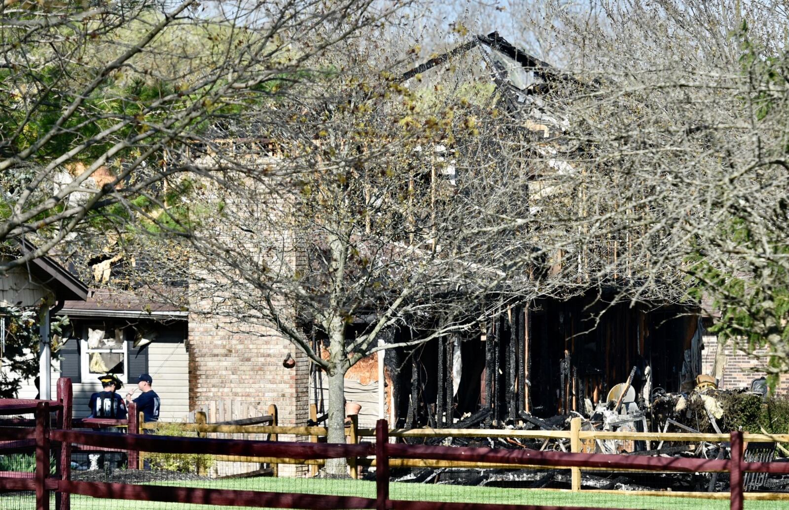 A home in the 400 block of Beeler Boulevard was destroyed in a fire Friday afternoon.