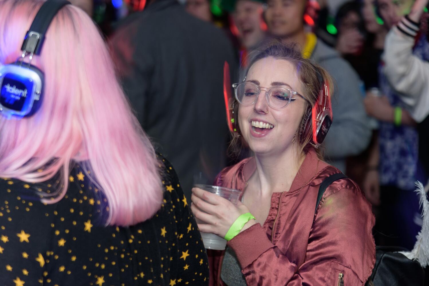 PHOTOS: Did we spot you at Dayton's New Year's Eve Ball Drop and Silent Disco at Yellow Cab Tavern?
