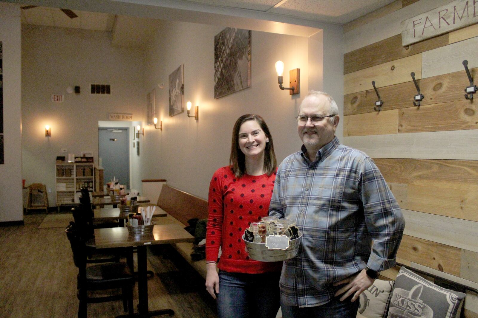 Center Street Cafe owners  Heather Neitman and Michael Dowden.