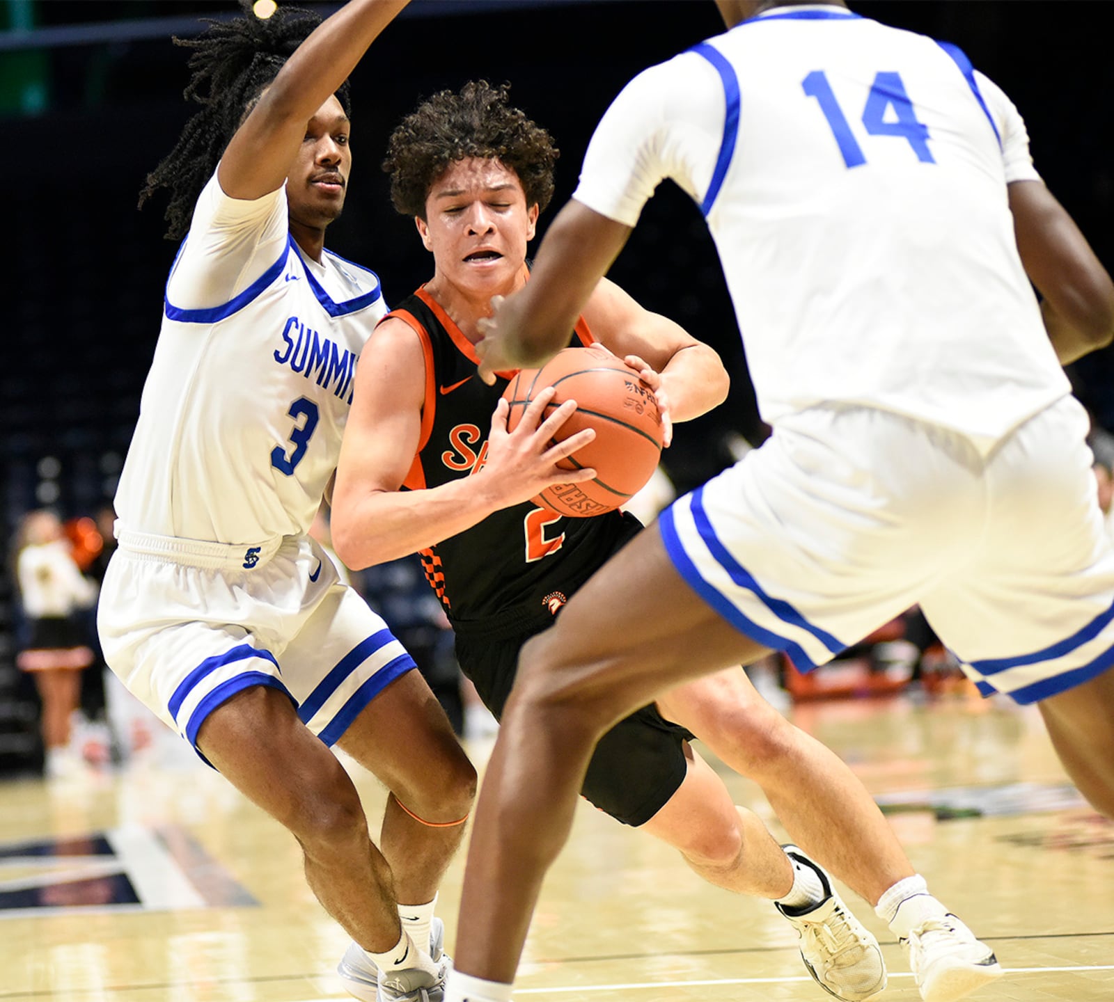 The Waynesville High School boys basketball team fell to Cin. Summit Country Day in the D-V, Region 20 final on Saturday, March 14, 2026 at Xavier University's Cintas Center. GEOFF NEVILLE / CONTRIBUTED PHOTO