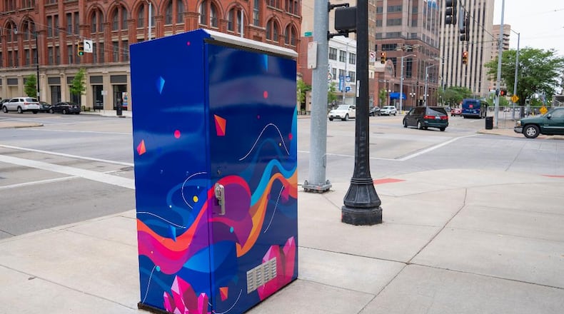 The first winning designs of the ArtWraps project will be unveiled Saturday, Aug. 6 at Art in the City in downtown Dayton.