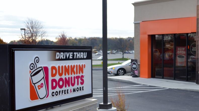 The Kettering Dunkin’ Donuts days before it opened in October 2014. MARK FISHER/STAFF