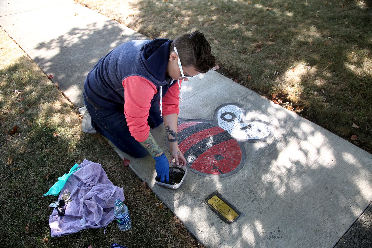 PHOTOS: Colorful mosaic artwork takes over a Kettering neighborhood