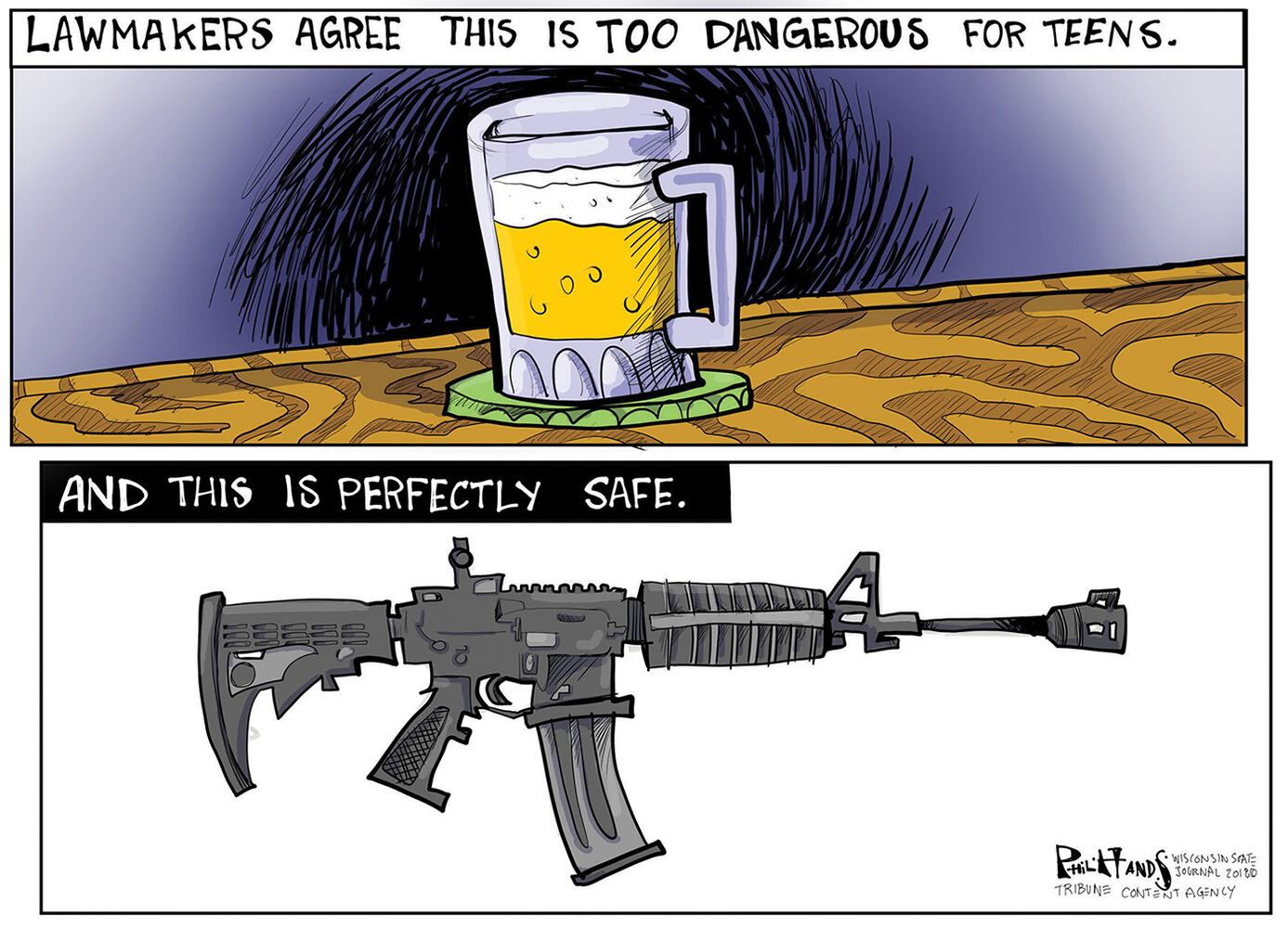 Week in cartoons: The NRA, arming teachers and more
