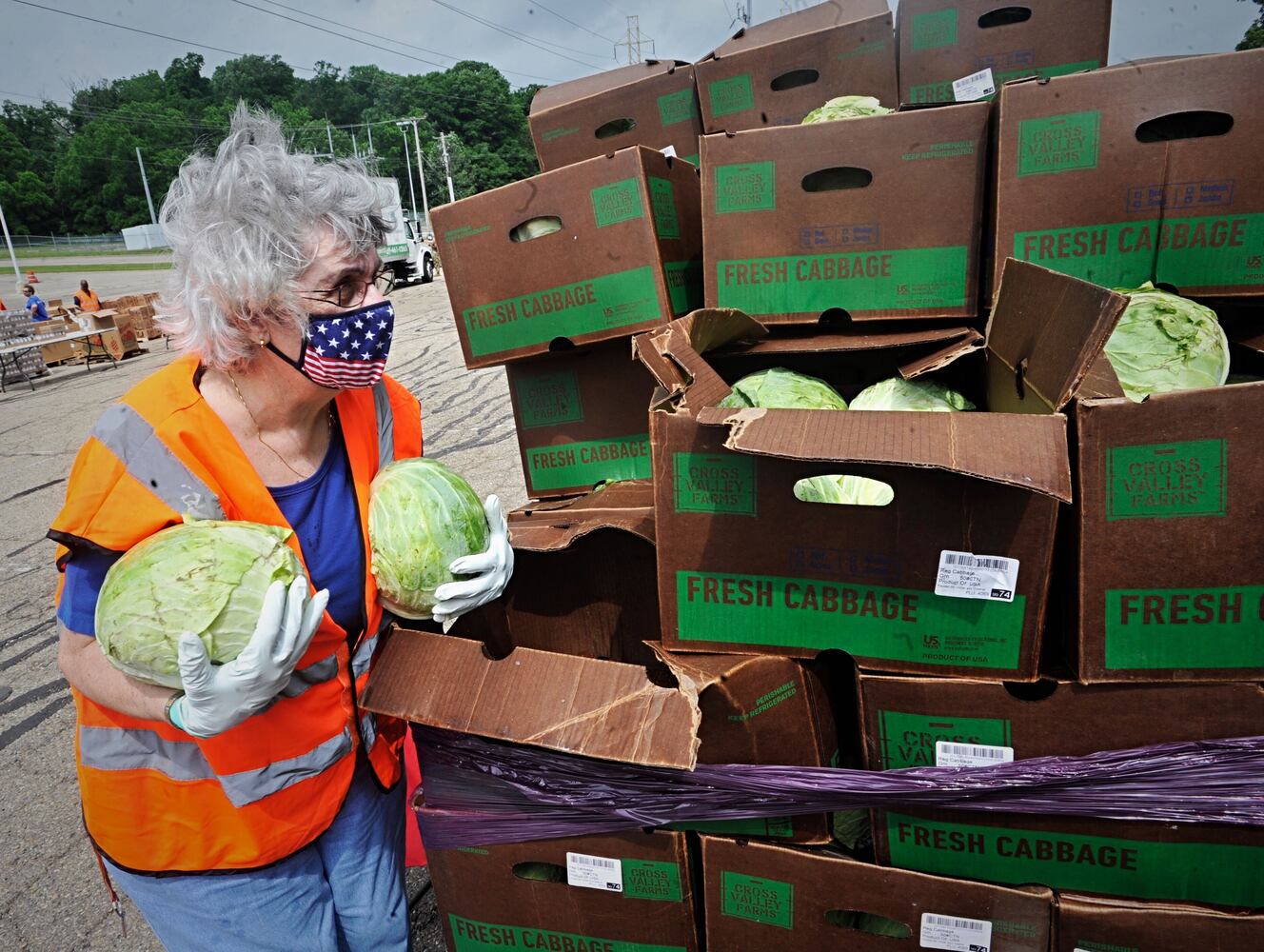 PHOTOS: Foodbank works from Nutter Center