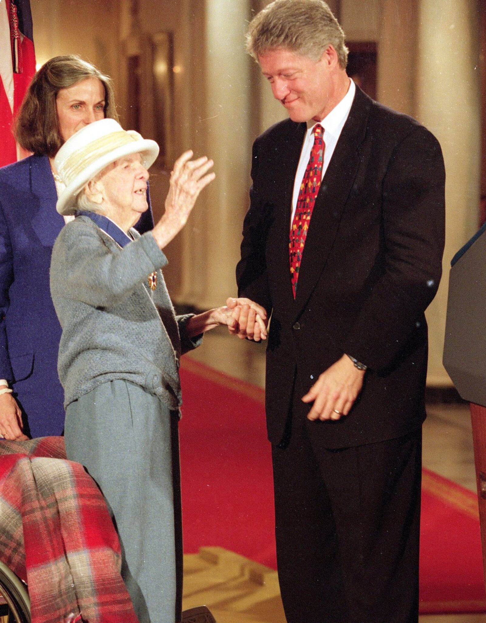 Known as the “grand dame of the Everglades,” Marjory Stoneman Douglas was awarded the Presidential Medal of Freedom by President Bill Clinton. Photo: courtesy Knowledge First