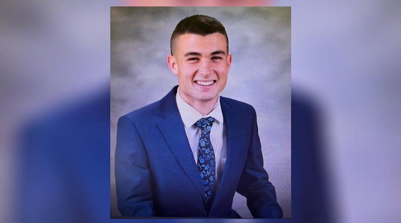 Sidney High School senior pole vaulter Garrett Guinther. CONTRIBUTED PHOTO