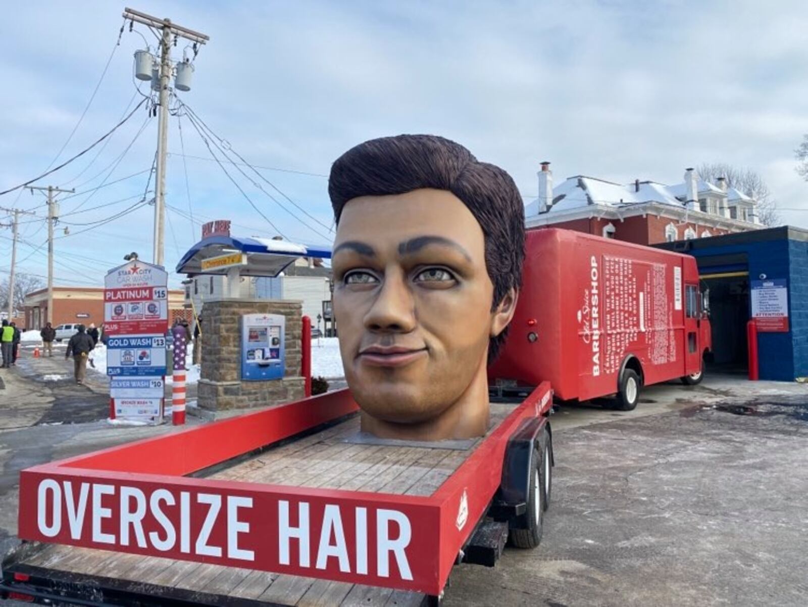 Star City Car Wash, located at 415 E. Central Ave in downtown Miamisburg, was selected to be the set for a recent Old Spice commercial that was filmed in February.